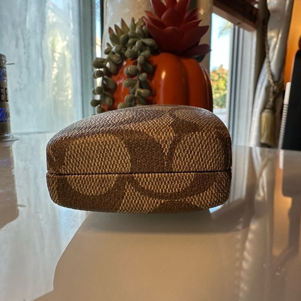 Coach Signature Tan Eyewear Monogram Case - Picture 10 of 11